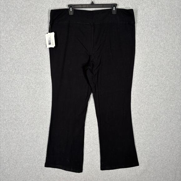 Jocket Pants Womens 2X‎ Black Bootcut Yoga Sweat Legging Stretch Active Lounge - Picture 9 of 12